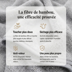 Serviette en fibre de bambou