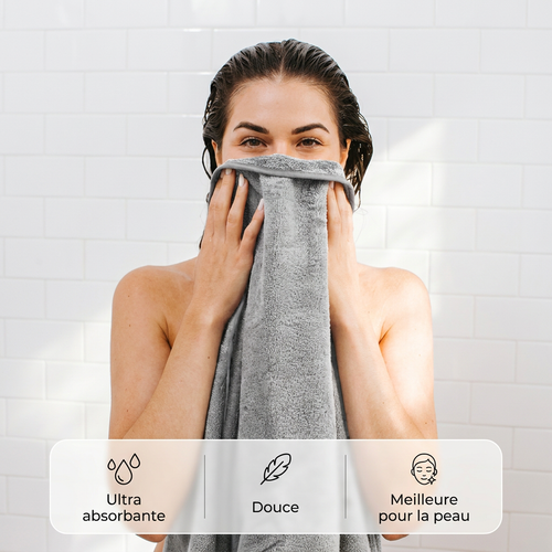 Serviette en fibre de bambou