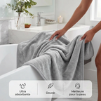 Drap de bain en fibre de bambou