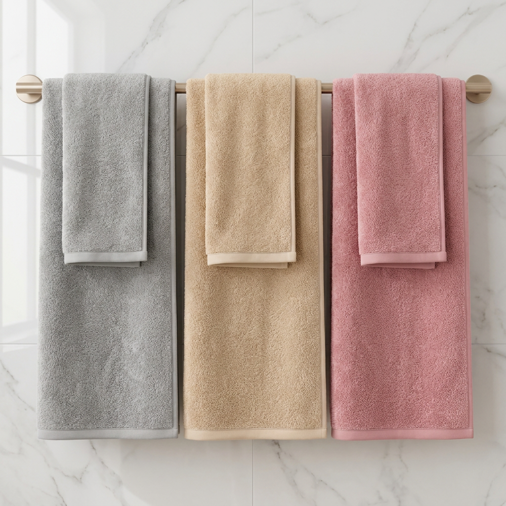 Drap de bain en fibre de bambou